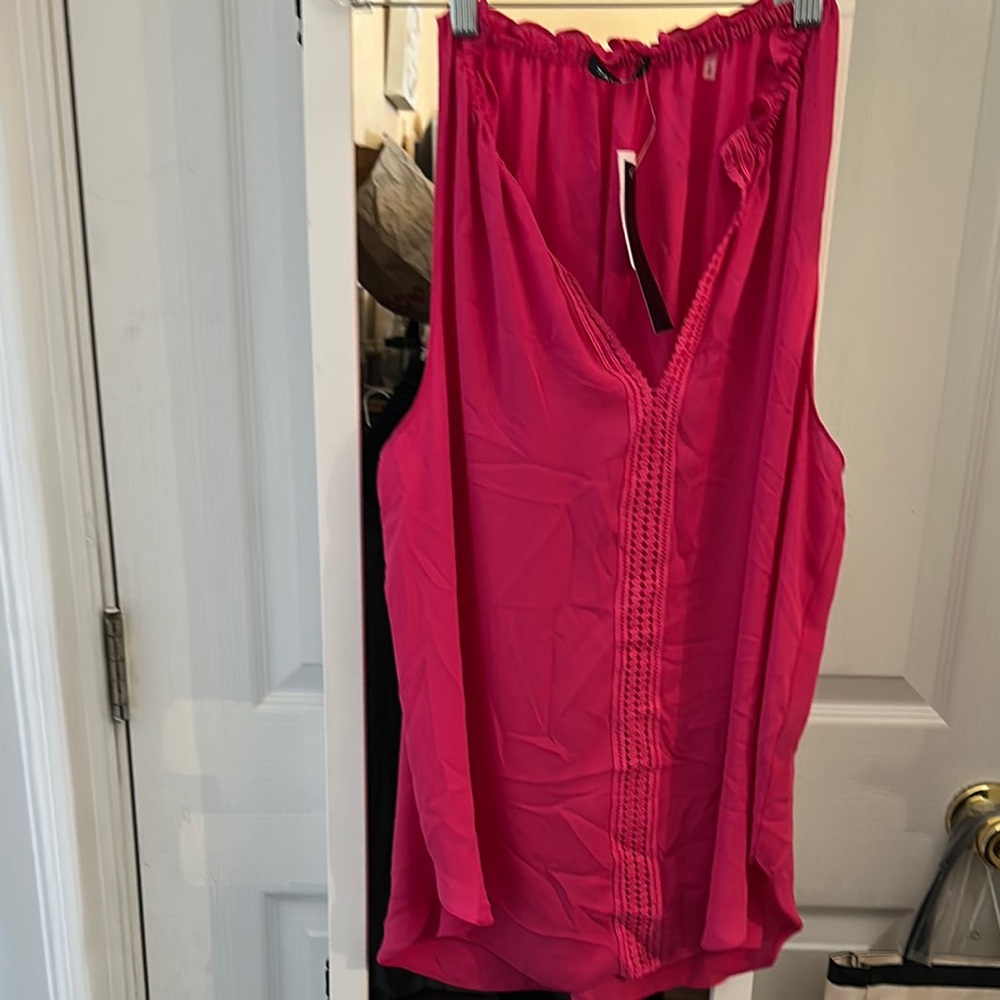 Pink Sleeveless Women's Top